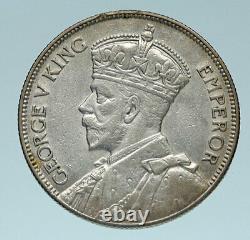 1936 Nouvelle Zelande Sous Le Roi Britannique George V Argent Florin Coin W Kiwi Bird I83279