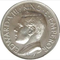 (1936) Restrike de couronne en argent de Nouvelle-Zélande, PCGS PL 66, KM FM6b, Geoffrey Hearn
