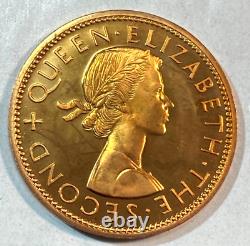 1965 Nouvelle-Zélande Penny Supergem Prooflike Mintage 25k Meilleur Prix Ebay CHRC