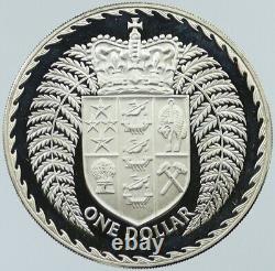 1979 Nouvelle Zelande Sous Royaume-uni Reine Elizabeth II Proof Silver Dollar Coin I118371
