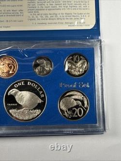 1982 NOUVELLE-ZÉLANDE ENSEMBLE DE PREUVE 1 Pièce de Dollar en Argent (SC1225-042) Takahe