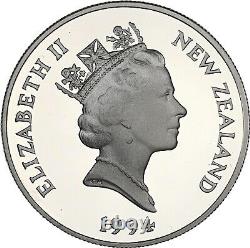 1994 Nouvelle-zélande Birth Of Princess Elizabeth Argent S$5 Ngc Pf 70 Ultra Cameo