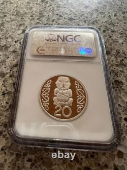 1995 Piefort en argent Nouvelle-Zélande S20C KM-P2 Pukaki NGC PF68UC