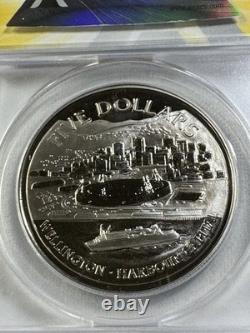 1999 Nouvelle-Zélande 5 $ Wellington argent proof classé PR 68 DCAM par ANACS