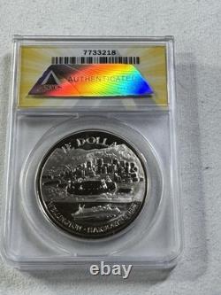 1999 Nouvelle-Zélande 5 $ Wellington argent proof classé PR 68 DCAM par ANACS