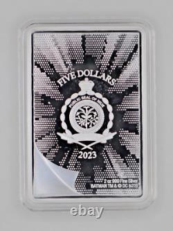 2 oz. 999 Argent Fin, 2023 Batman #1 Comix Argent Preuve Monnaie de Nouvelle-Zélande, #282 de 1000