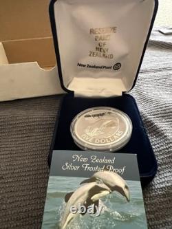2002 Nouvelle-Zélande 5 Dollars Argent Épreuve Dauphin de Hector