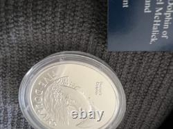 2002 Nouvelle-Zélande 5 Dollars Argent Épreuve Dauphin de Hector