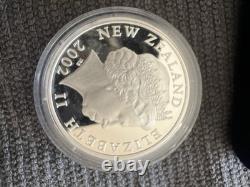 2002 Nouvelle-Zélande 5 Dollars Argent Épreuve Dauphin de Hector