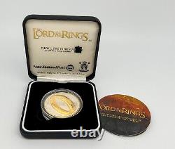 2003 $1 New Zealand Lord Of The Rings Argent Commemorative Coin