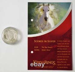 2003 Nouvelle-Zélande LOTR Le Seigneur des anneaux pièce de preuve en argent de 1 $ PH104