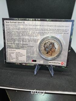 2004 Kiwi à petits points 1 oz Argent Nouvelle-Zélande 1 $ Dollar BU / Proof-Like - RARE