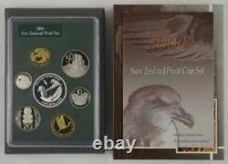 2004 NOUVELLE-ZÉLANDE OFFICIEL SET DE PREUVE (7) avec SILVER CHATHAM ISL. TAIKO 5 $ RARE