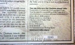 2004 NOUVELLE-ZÉLANDE OFFICIEL SET DE PREUVE (7) avec SILVER CHATHAM ISL. TAIKO 5 $ RARE