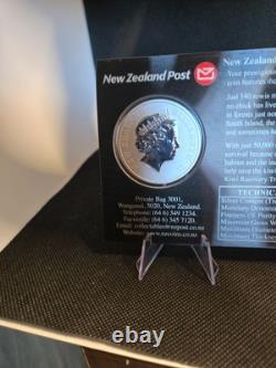 2005 Nouvelle-Zélande Rowi Kiwi 1 Oz. 999 Argent $1 Pièce Rare
