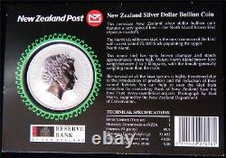 2006 Nouvelle-Zélande 1 oz. Argent North Island Brown Kiwi Gem BU dans OGP #SP88