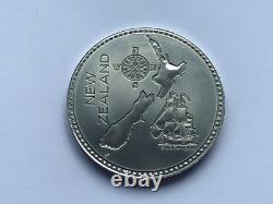 2008 Nouvelle-Zélande Pièce de Couronne Gothique au Motif Rétro de la Reine Victoria Endeavour 1851