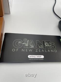 2009 Géants de Nouvelle-Zélande - Ensemble de 5 pièces en argent de 1 oz - aigle, weta, baleine franche australe