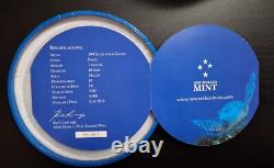 2010 Taku 2 $ - Tortue imbriquée pièce en argent dorée de 1 oz - Boîte liquide - SANS réserve