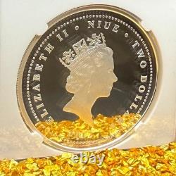 2012 1 oz Niue, pièce en argent 999 Poisson Koi chinois colorisé PF70UC 1 sur 84 Monnaie