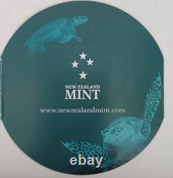 2012 FIJI 2$ Double TAKU Tortue et Bébé Unique en Case Dorée 24K avec Certificat d'Authenticité