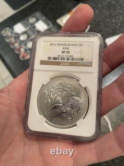 2012 Kiwi de Nouvelle-Zélande SP 70 NGC 1 Oz Argent Rare