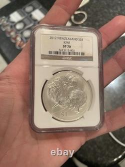 2012 Kiwi de Nouvelle-Zélande SP 70 NGC 1 Oz Argent Rare
