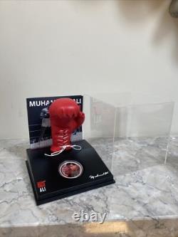 2012 Muhammad Ali 1 oz 999 Pièce en Argent avec Ensemble de Gants Monnaie de Nouvelle-Zélande