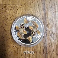 2012 NOUVELLE-ZÉLANDE PIECE D'ARGENT KOIN FENG SHUI AVEC BOÎTE ET CERTIFICAT D'AUTHENTICITÉ
