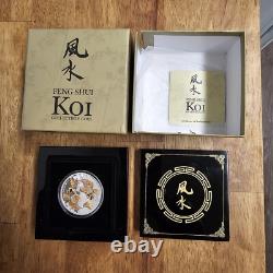 2012 NOUVELLE-ZÉLANDE PIECE D'ARGENT KOIN FENG SHUI AVEC BOÎTE ET CERTIFICAT D'AUTHENTICITÉ
