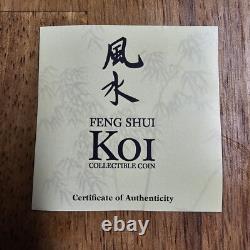 2012 NOUVELLE-ZÉLANDE PIECE D'ARGENT KOIN FENG SHUI AVEC BOÎTE ET CERTIFICAT D'AUTHENTICITÉ