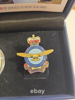 2012 Nouvelle-Zélande 1 $ Argent. 999 Monnaie de preuve 75e anniversaire de la Royal Air Force