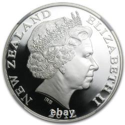 2012 Nouvelle-Zélande 1 oz Argent Trésors 1 $ Kiwi-Kowhai PF-69 NGC