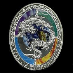 2012 Preuve Niue ARGENT 1 $ Nouvelle-Zélande 5k frappés 28,28 g COA