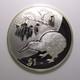2012 Tr&eacute;sors Kiwi (kowhai) 1 Oz Troy. Argent Fin 999 Pi&egrave;ce De Preuve Cs