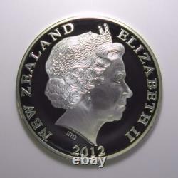 2012 Trésors Kiwi (Kowhai) 1 oz troy. Argent fin 999 pièce de preuve CS