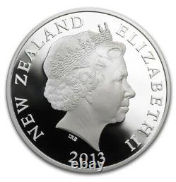2013 1oz Silver Proof Coin Maori Culture Koru $1 Nouvelle-zélande