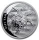 2013 Fidji 2 $ Taku Tortue Luth En Danger 1 Oz/. 999 Argent Fin Monnaie Bu