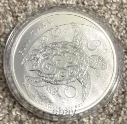 2013 Fidji 5 oz Argent 10 $ Taku BU Magnifique ! Capsule Airtite Scellée ! Pièce Incroyable