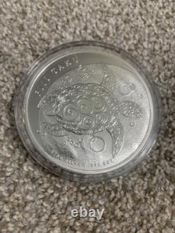 2013 Fidji 5 oz Argent 10 $ Taku BU Magnifique ! Capsule Airtite Scellée ! Pièce Incroyable