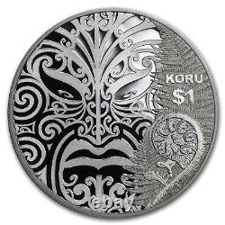 2013 Nouvelle-Zélande 1 oz Argent Art Maori Koru Preuve SKU #78270