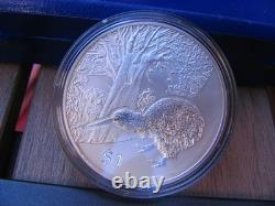 2013 Trésors Kiwi (Tane Mahuta) 1 oz troy. Pièce de monnaie en argent pur 999 proof