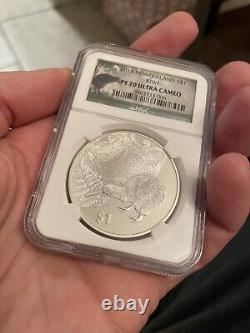 2014 Nouvelle-Zélande KIWI Argent Épreuve PF70 Ultra Cameo Pièce Rare NGC Étiquette Kiwi