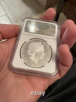 2014 Nouvelle-Zélande KIWI Argent Épreuve PF70 Ultra Cameo Pièce Rare NGC Étiquette Kiwi