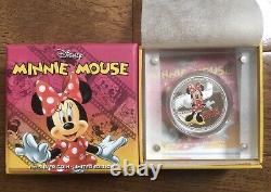 2014 Nouvelle-Zélande Monnaie Disney Mickey et ses amis Ensemble complet de 6 pièces d'argent d'1 once