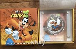 2014 Nouvelle-Zélande Monnaie Disney Mickey et ses amis Ensemble complet de 6 pièces d'argent d'1 once