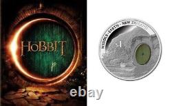 2014 Pièce de monnaie en argent de preuve de 1 once du Hobbit Bag End de la Terre du Milieu, préquelle du Seigneur des Anneaux.