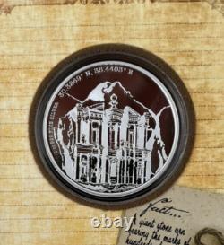 2015 Niue Villes Oubliées PETRA Pièce en Argent Proof 1oz Monnaie de Nouvelle-Zélande #705