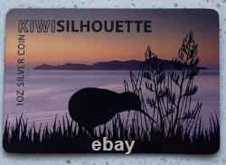 2015 PCGS PR70 Nouvelle-Zélande 1oz Pièce en Argent Massif Silhouette de Kiwi