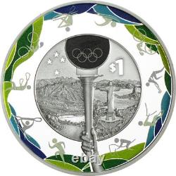 2016 1 oz Argent de Nouvelle-Zélande 2016 1 oz Argent de Nouvelle-Zélande Route vers Rio PP